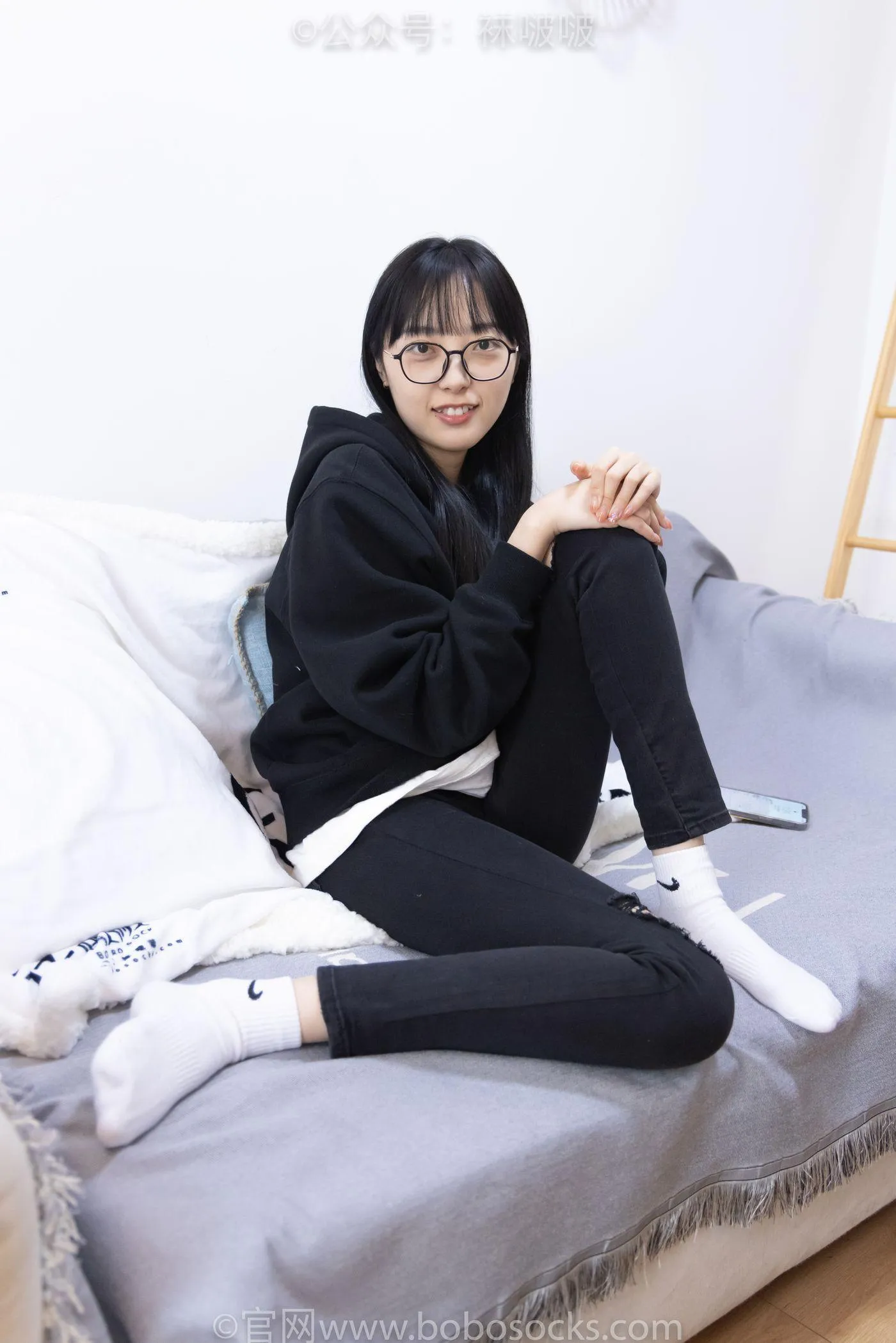 [BoBoSocks袜啵啵]NO.061 稚予-短靴、白棉袜、裸足 [145P]插图9